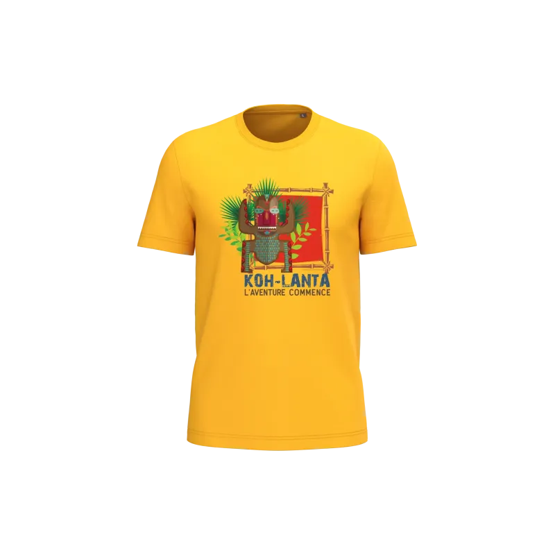 Tee shirt Bio Homme  Aventure Commence Koh-Lanta