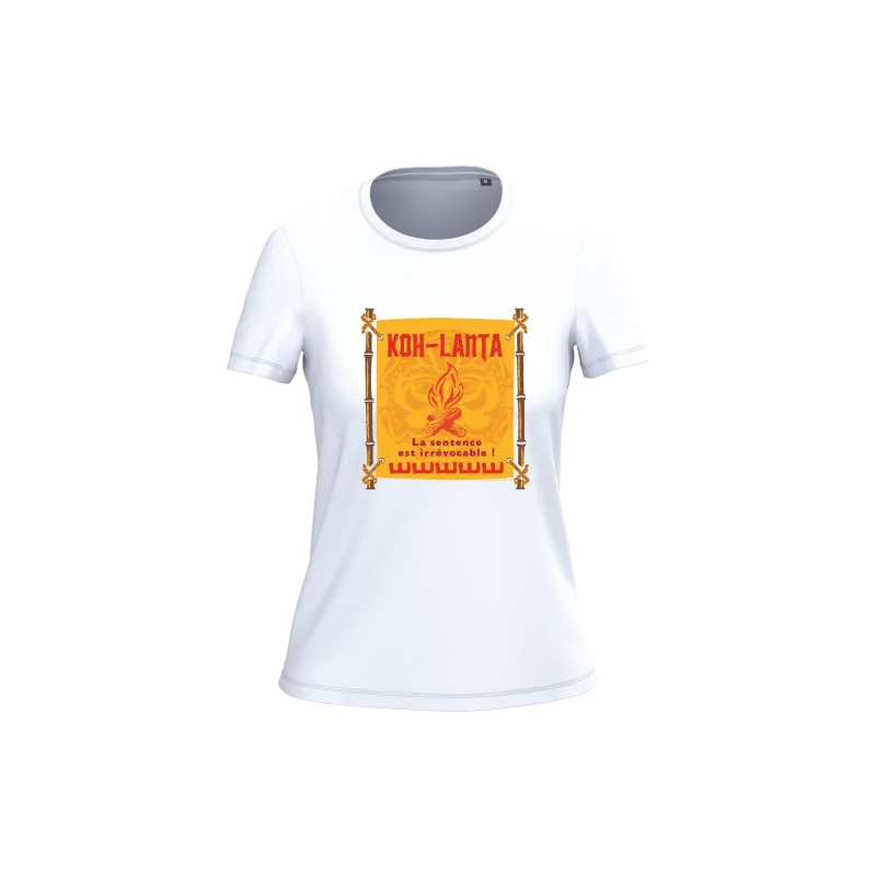 Tee shirt Bio Femme Sentence Koh-Lanta