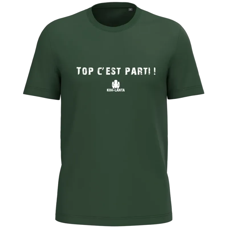 T-shirt Unisexe « Top, c’est parti ! » – Koh-Lanta